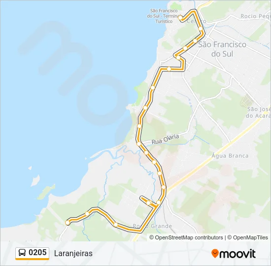 0205 Bus Line Map