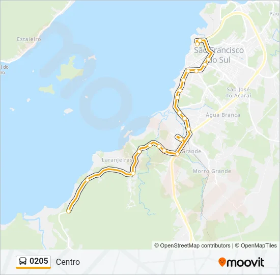 0205 Bus Line Map