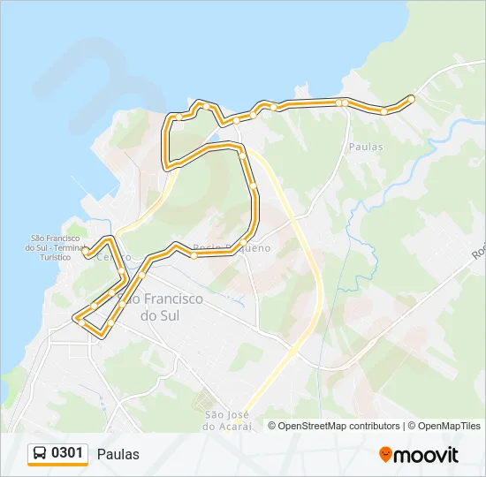 0301 Bus Line Map