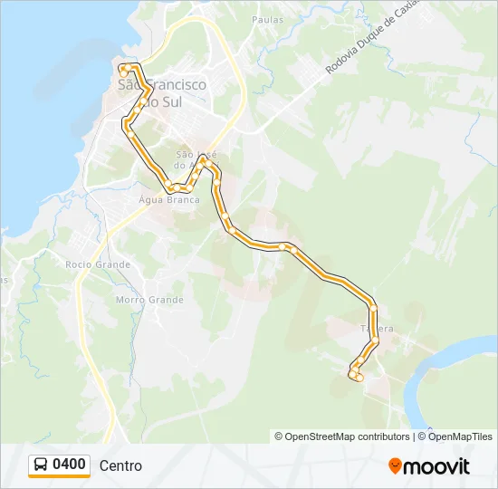 0400 Bus Line Map