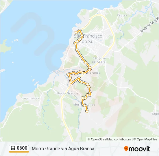 0600 Bus Line Map