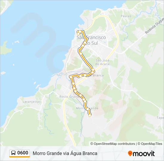 0600 Bus Line Map
