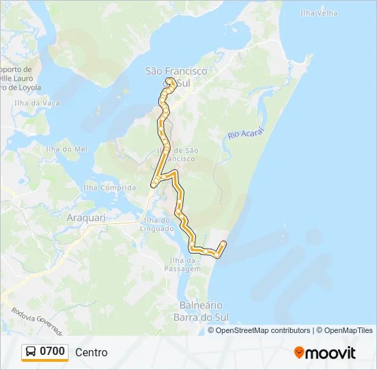 0700 Bus Line Map