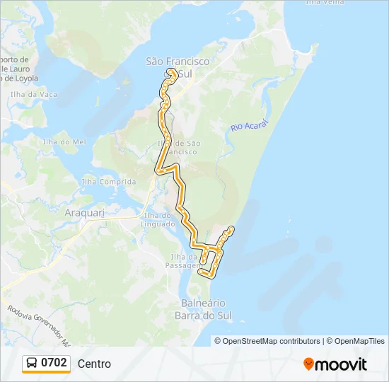 0702 Bus Line Map