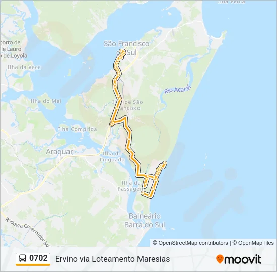 0702 Bus Line Map