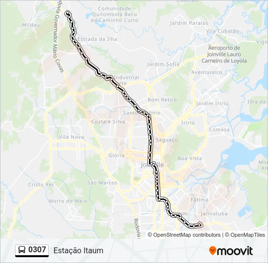 0307 Bus Line Map