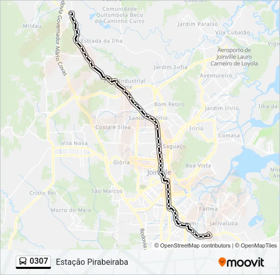 0307 Bus Line Map