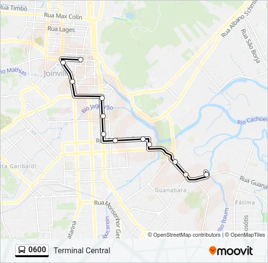 0600 Bus Line Map