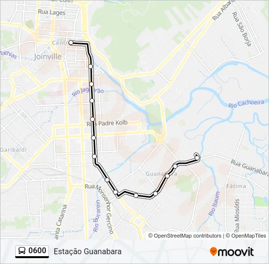 0600 Bus Line Map