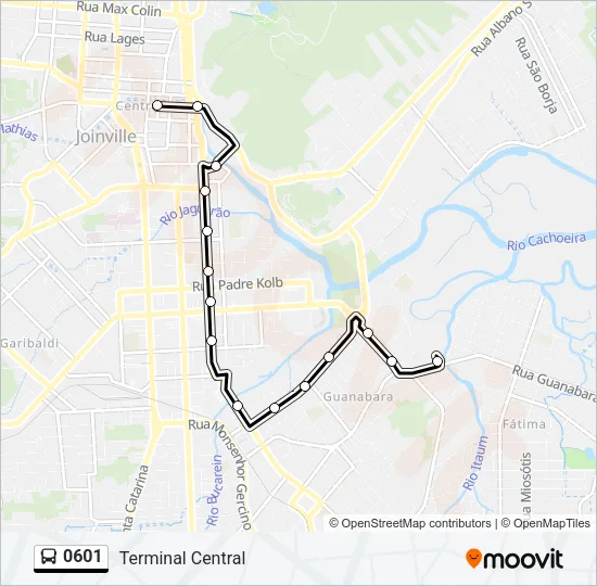0601 Bus Line Map
