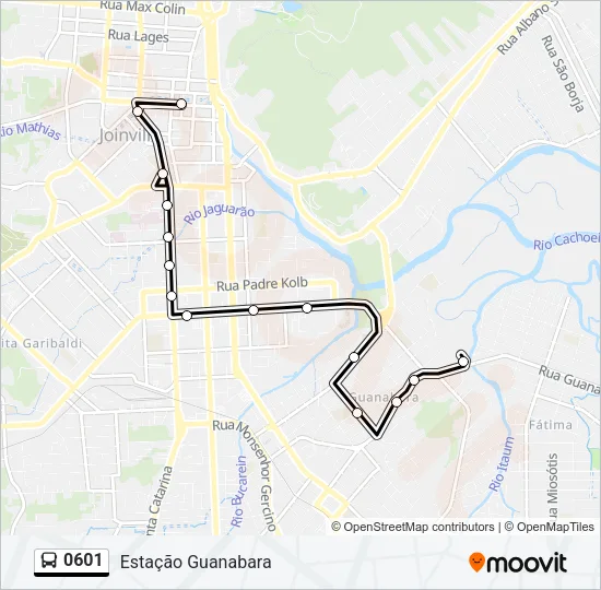 0601 Bus Line Map