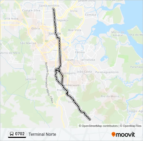 0702 Bus Line Map