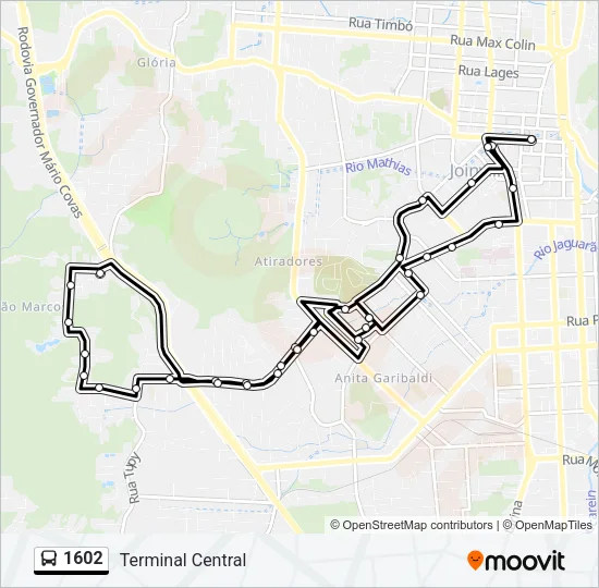 1602 Bus Line Map
