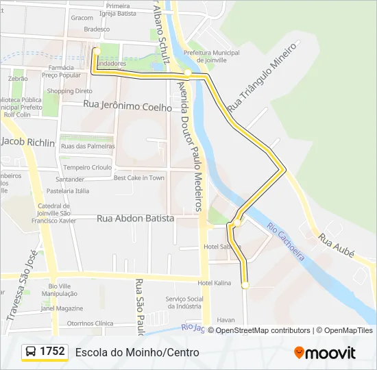 1752 Bus Line Map