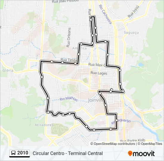2010 Bus Line Map