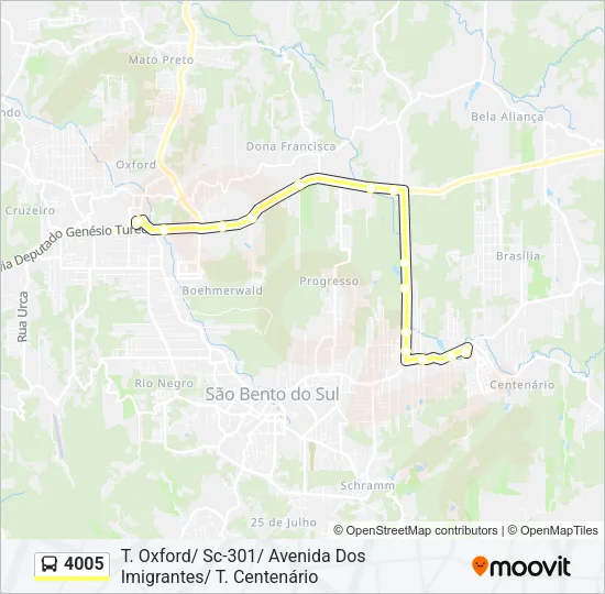 4005 Bus Line Map