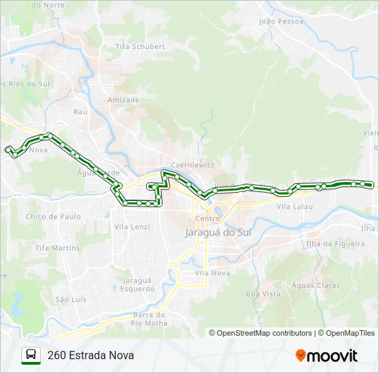260 ESTRADA NOVA Bus Line Map