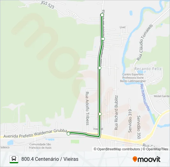 800 JOÃO PESSOA Bus Line Map