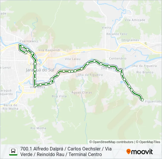 700 FIGUEIRA Bus Line Map