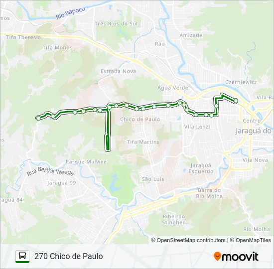 270 CHICO DE PAULO Bus Line Map
