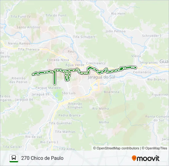 270 CHICO DE PAULO Bus Line Map