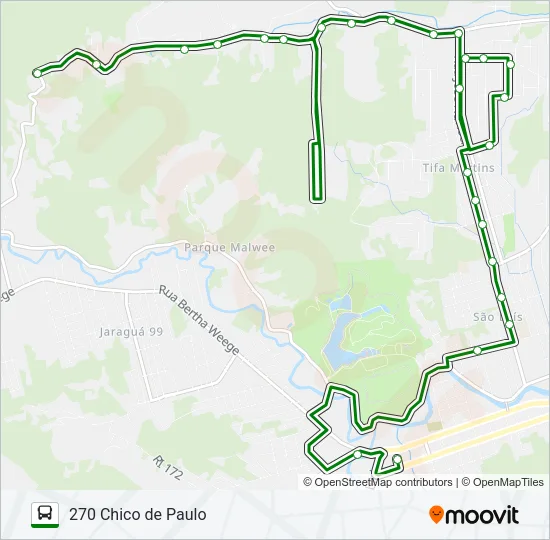 270 CHICO DE PAULO Bus Line Map