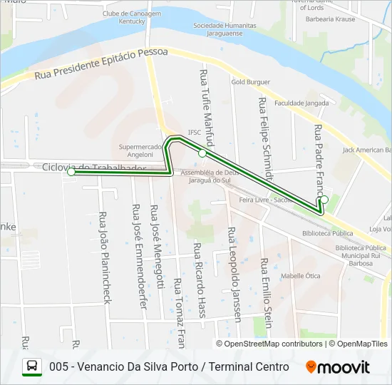 005 CIRCULAR VENÂNCIO Bus Line Map