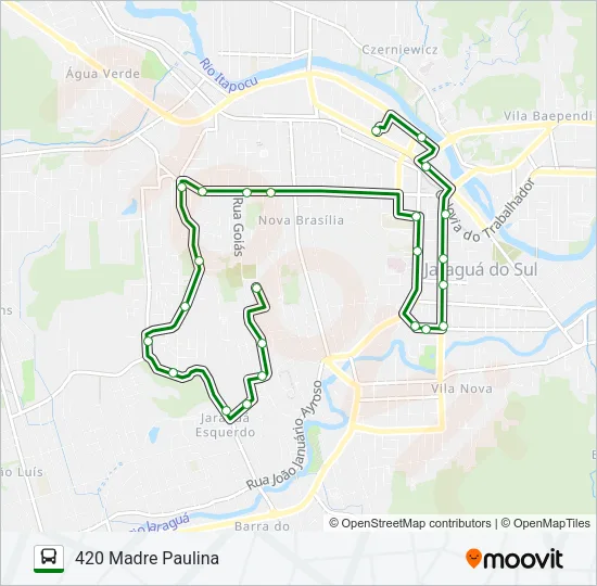420 MADRE PAULINA Bus Line Map