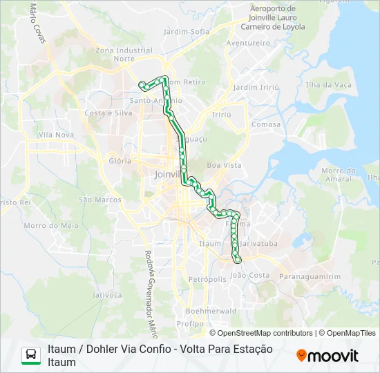 1750 ITAUM / DOHLER VIA CONFIO  Line Map
