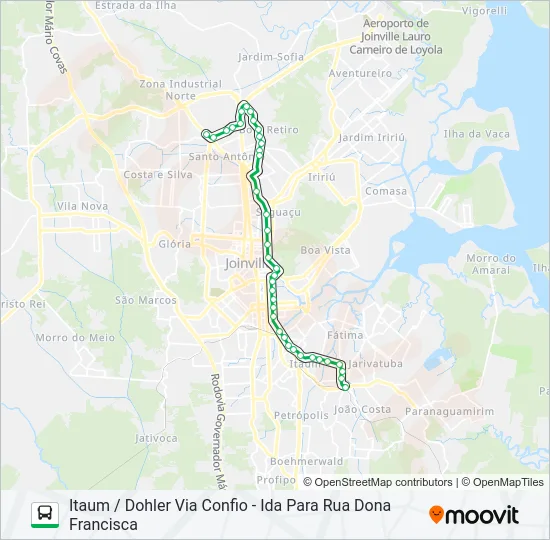 1750 ITAUM / DOHLER VIA CONFIO  Line Map