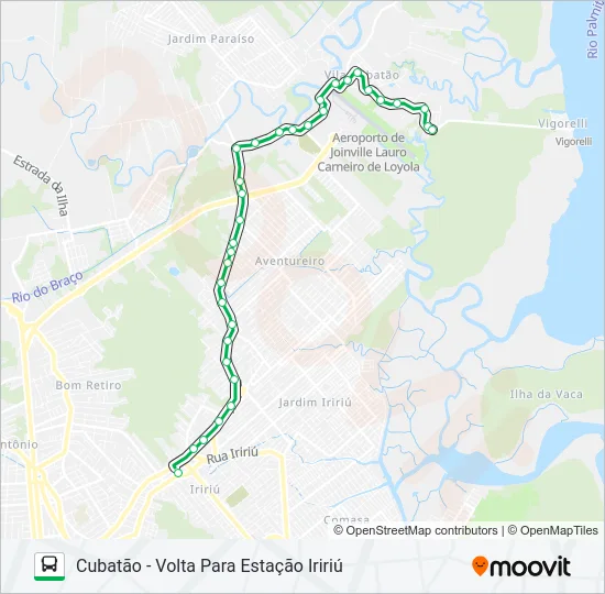 0234 CUBATÃO  Line Map