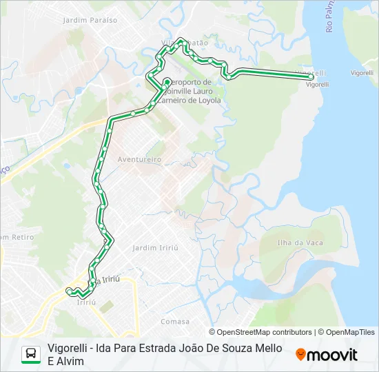 0233 VIGORELLI  Line Map
