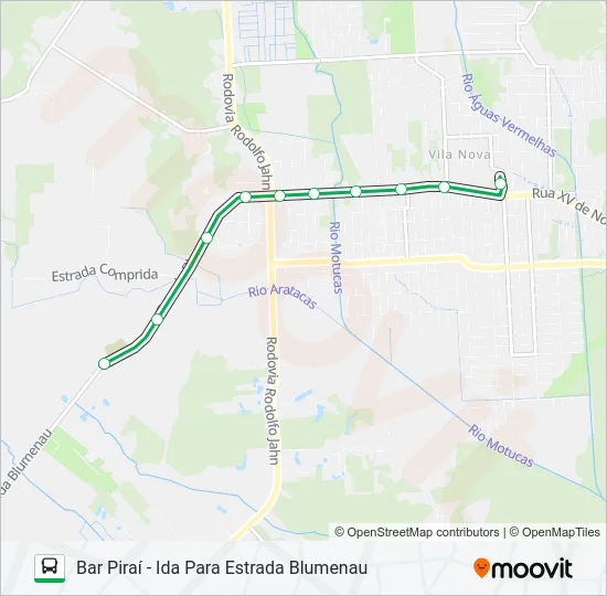 0270 BAR PIRAÍ  Line Map