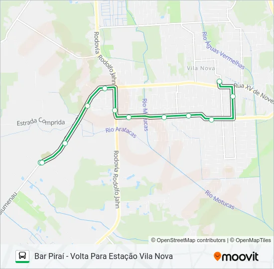 0270 BAR PIRAÍ  Line Map