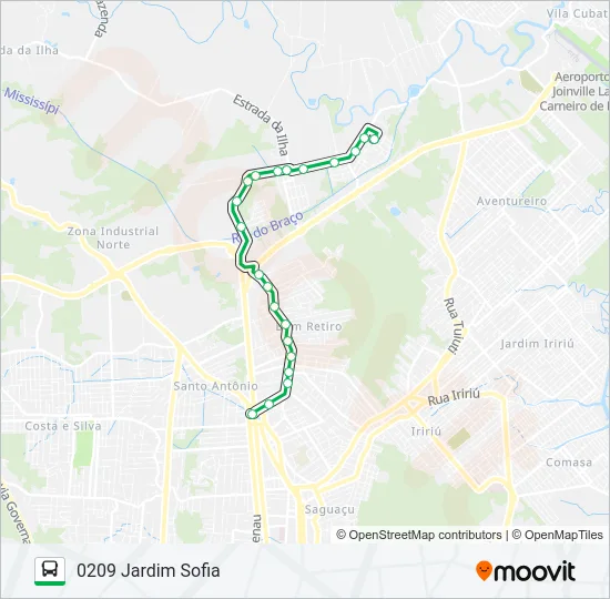 0209 JARDIM SOFIA  Line Map