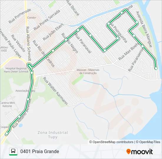 0401 PRAIA GRANDE  Line Map