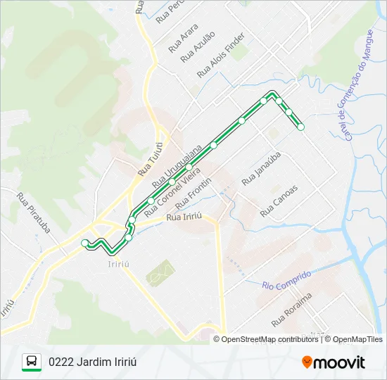 0222 JARDIM IRIRIÚ  Line Map