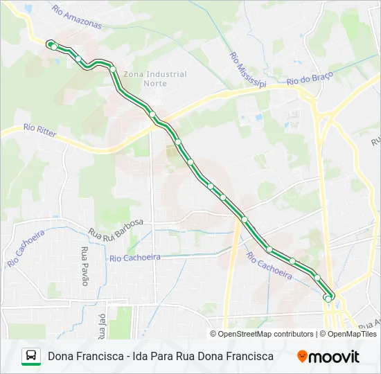 0204 DONA FRANCISCA  Line Map
