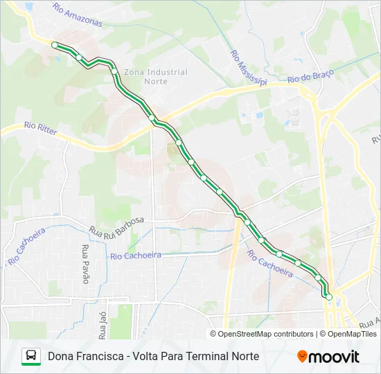 0204 DONA FRANCISCA  Line Map