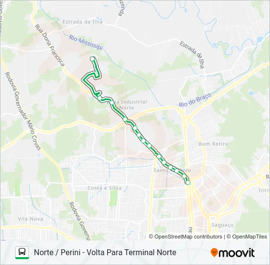 0426 NORTE / PERINI  Line Map