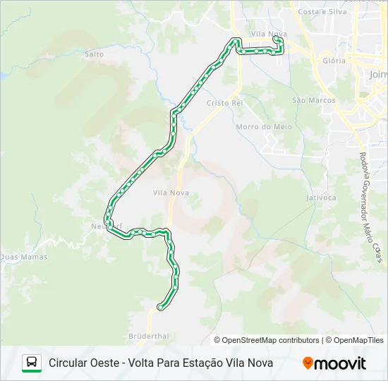 0441 CIRCULAR OESTE  Line Map