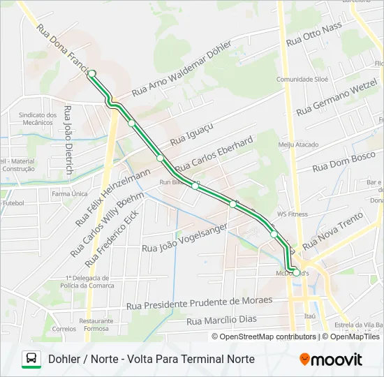 0922 DOHLER / NORTE  Line Map