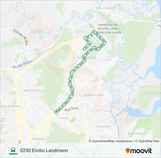 0230 EMÍLIO LANDMANN  Line Map