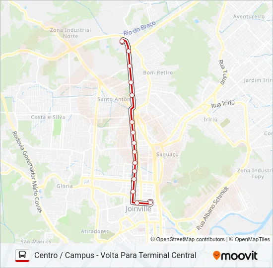 0241 CENTRO / CAMPUS  Line Map