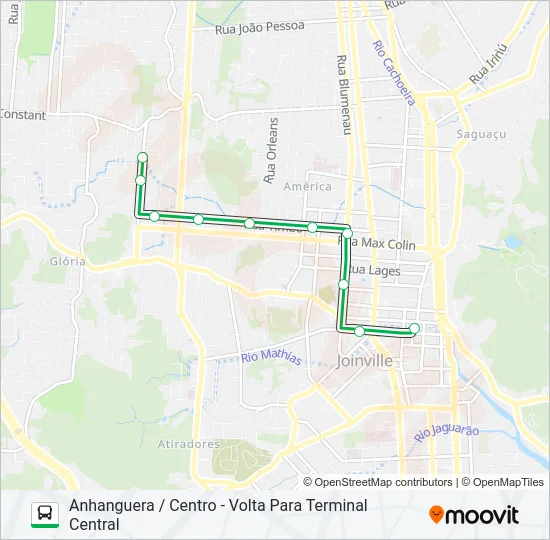 0248 ANHANGUERA / CENTRO  Line Map