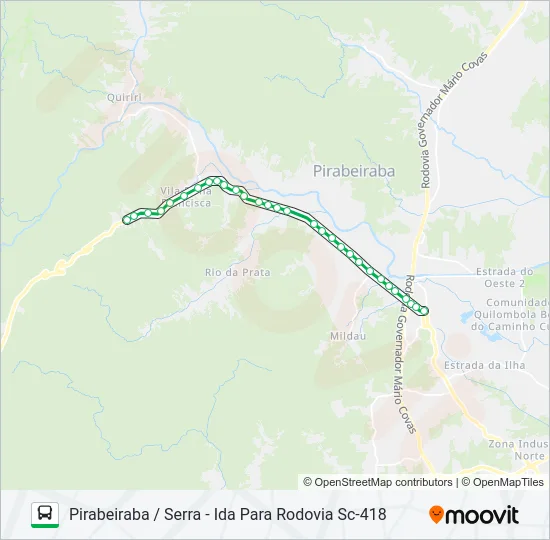4031 PIRABEIRABA / SERRA  Line Map