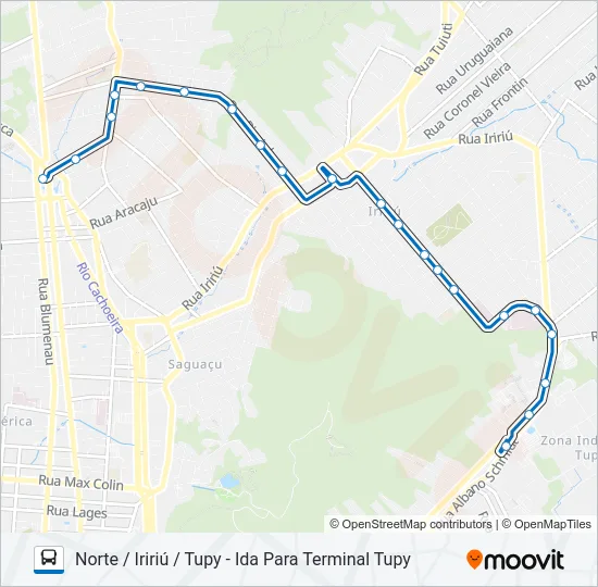 0130 NORTE / IRIRIÚ / TUPY  Line Map