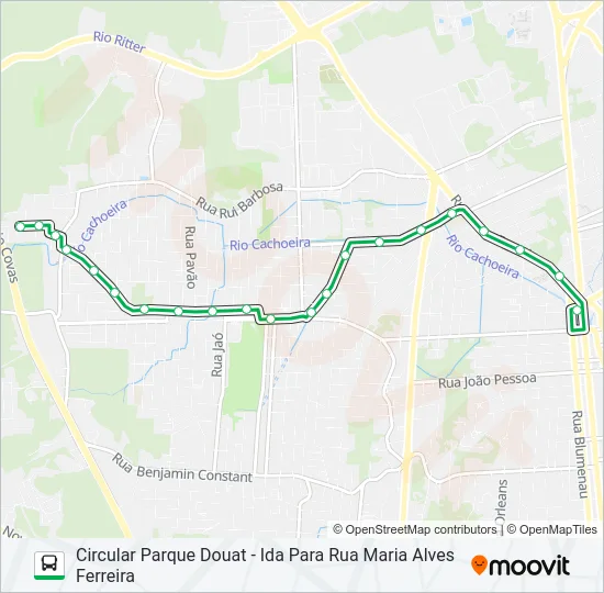 0202 CIRCULAR PARQUE DOUAT  Line Map