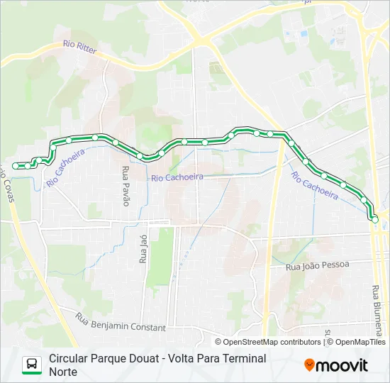 0202 CIRCULAR PARQUE DOUAT  Line Map