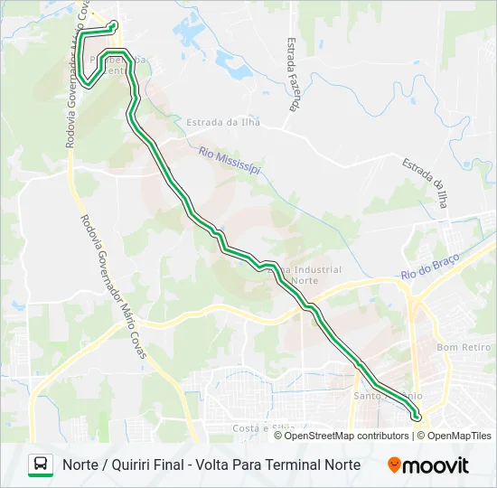 4103 NORTE / QUIRIRI FINAL  Line Map